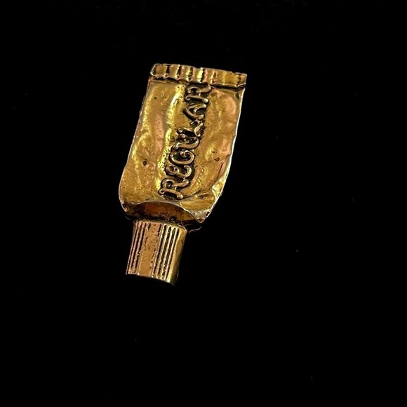 Signed Joy gold tone vintage brooch - Picture 2 of 4